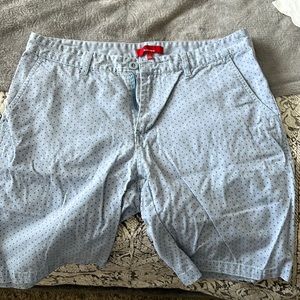 Tailored polka dot shorts